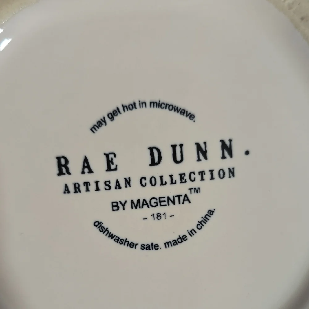 Rae Dunn Frenchie Mom Mug with Black Paw Prints - Picture 2 of 5